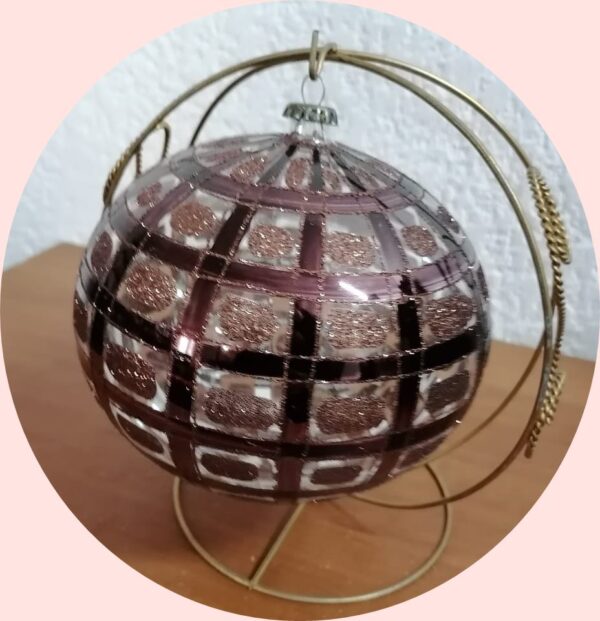 esfera chocolate diamantada